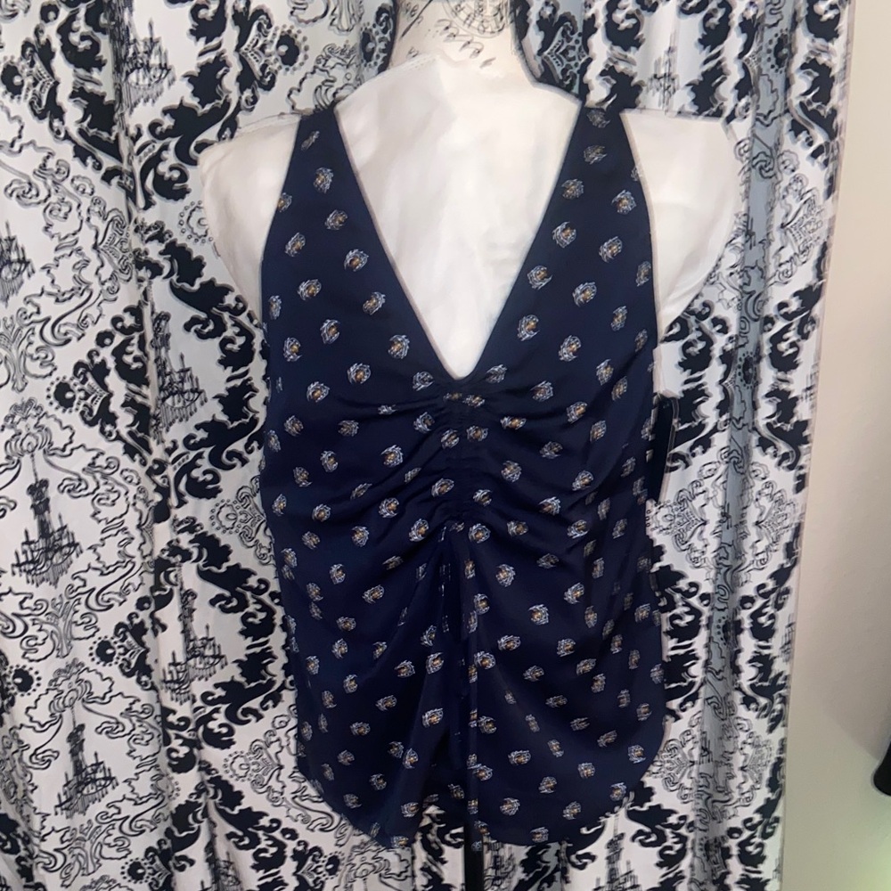 Melrose and Market Navy Patterned Camisole